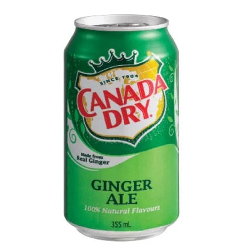 Canada Dry ginger ale 355ml (Pack of 12)