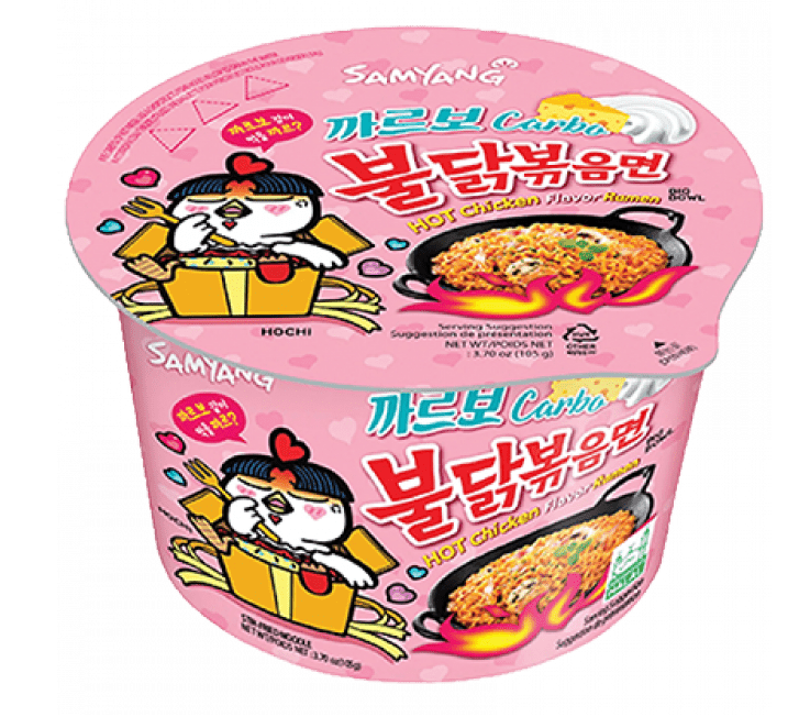 Samyang Carbo Noddle Pink Bowl 105g