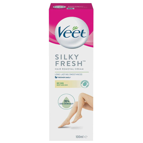 Veet Silky Fresh Haarentfernungscreme für trockene Haut – 100 ml