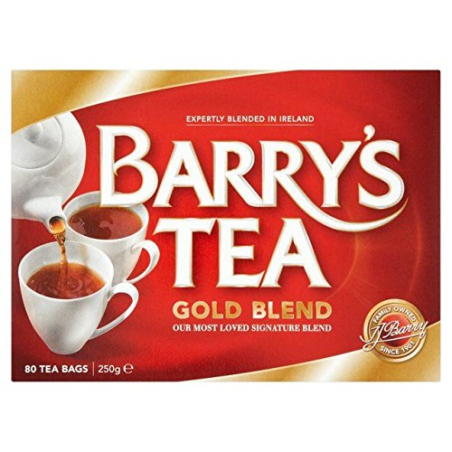 Barrys Tea Gold Blend 80 per pack 250g x1
