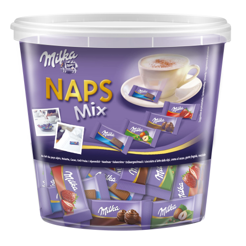 MILKA NAPS Mix Chocolate 207 x 5g