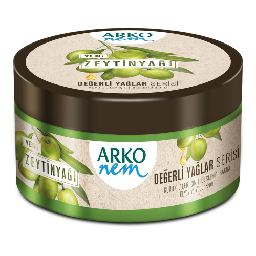 Arko Nem Olivenölcreme für Körper – Gesicht und Hände – 250 ml