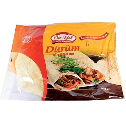 Oz Yil Wrap Lavash Bread Tortillas 16 x 30 cm Authentic Soft Flexible