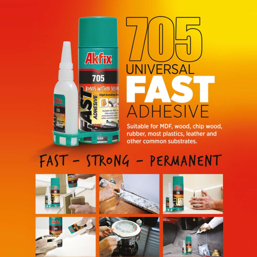 Akfix 705 Pro Universal Fast Adhesive 400ml x1