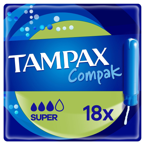 Tampax Compak Super 18 blau