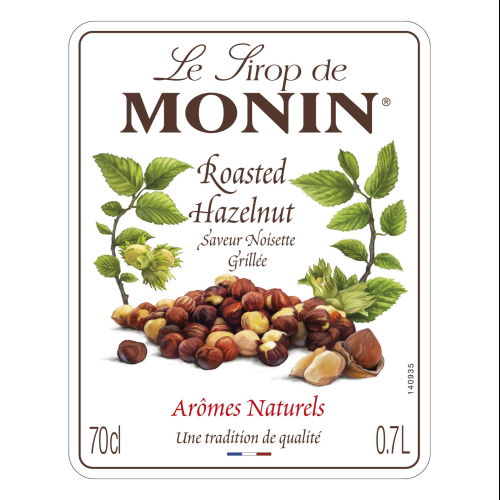 Monin Premium Roasted Hazelnut Syrup 700 ml