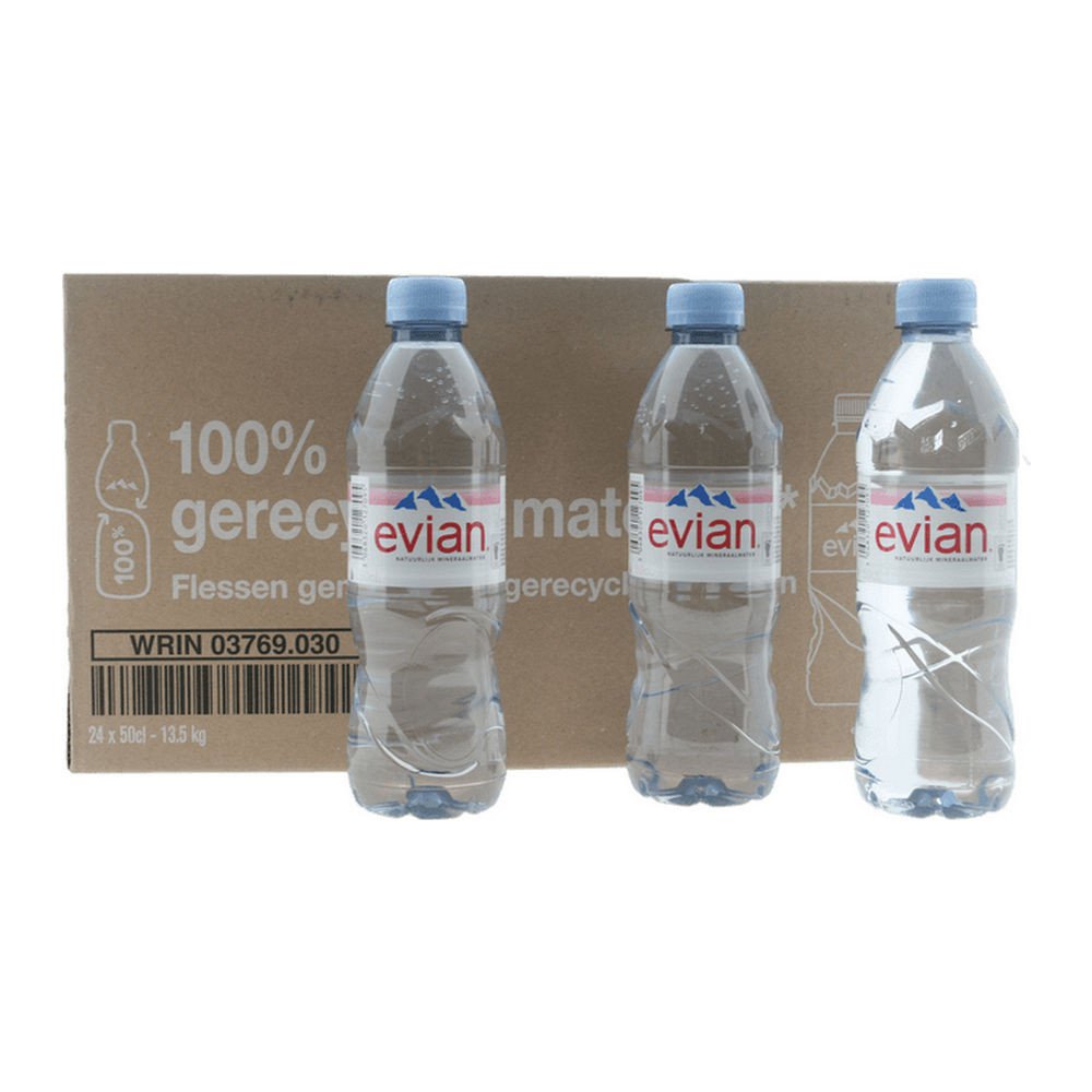 Evian | Mineralwasser | Petfles 24 x 0,5 Liter