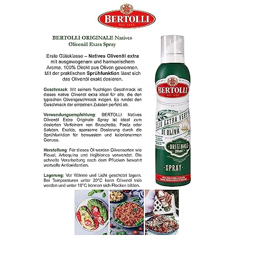 Bertolli Spray Olio Di Oliva Extra Vergine – 200 ml