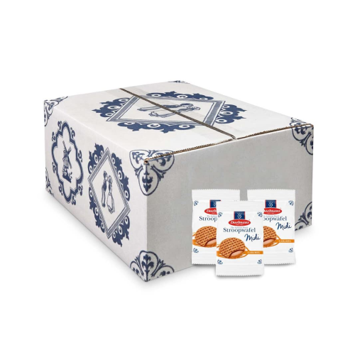 Daelmans Midi Stroopwafels Box 150 Individually Packed 15g Cookies Dutch Caramel Waffles