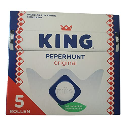 King Pepermunt Original Pfefferminze 5 Rollen x 44g
