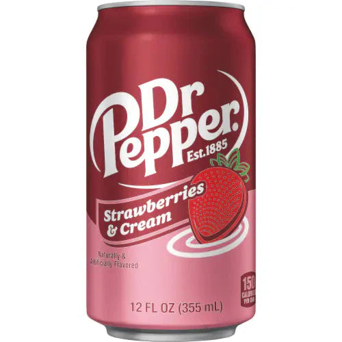 Dr Pepper - Strawberry Cream Soda  1x12pk