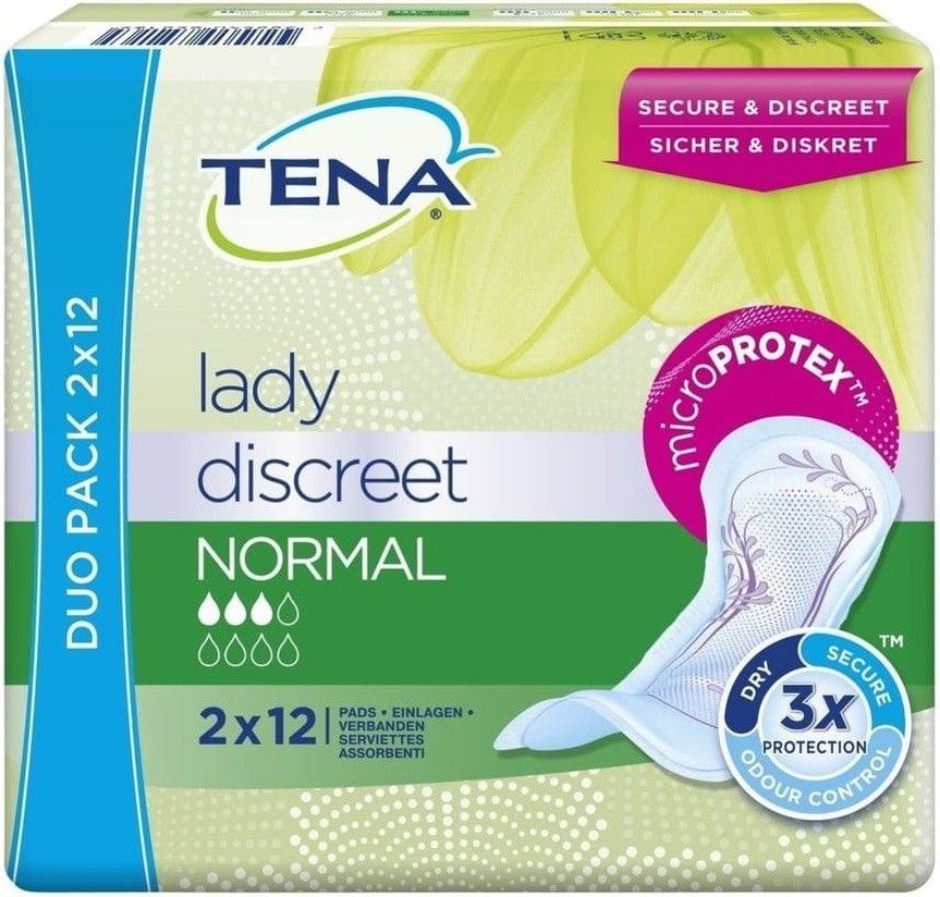 TENA LADY DISCREET NORMAL VERBAND PAK 24 STÜCKE