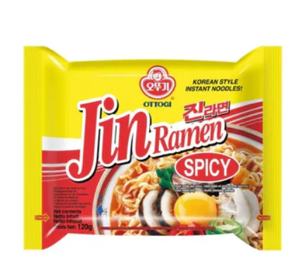 Ottogi Jin Ramen Spicy, 120g