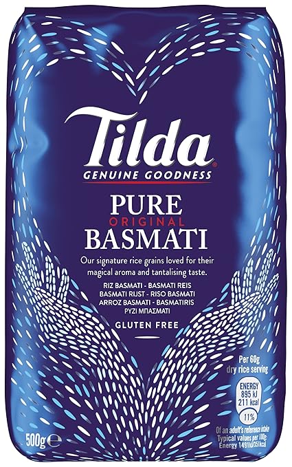 Tilda Pure Original Basmati Rice - Aromatic Himalayan 500g Pack