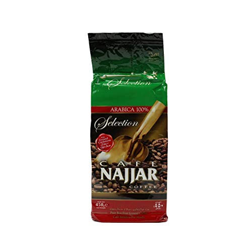 Arabischer/türkischer Kaffee mit Kardamom 450g + 10% extra gratis - Najjar Originalprodukt des Libanons