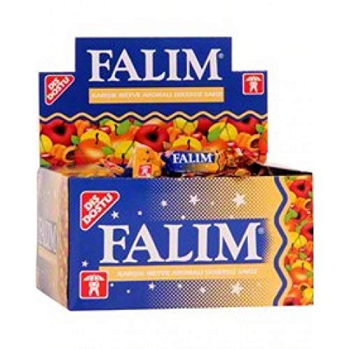 Falim Kaugummi mit Mix-Frucht-Geschmack in Box (100 Stück) 