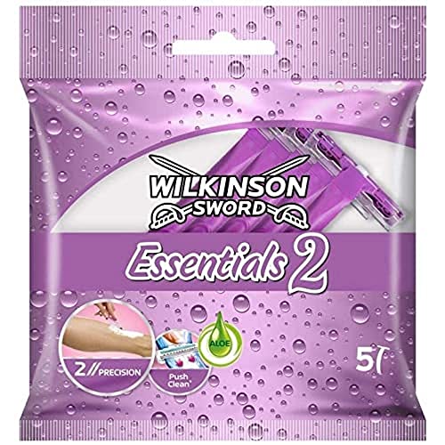 Wilkinson Sword Essentials Womens Disposable Razors (Pack of 5)